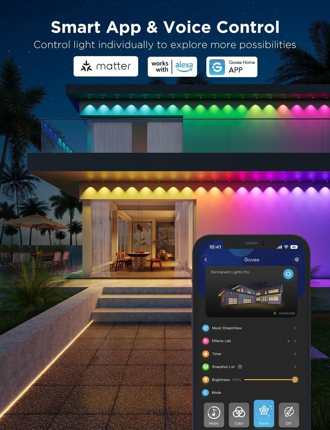 permanent Outdoor LED Lights