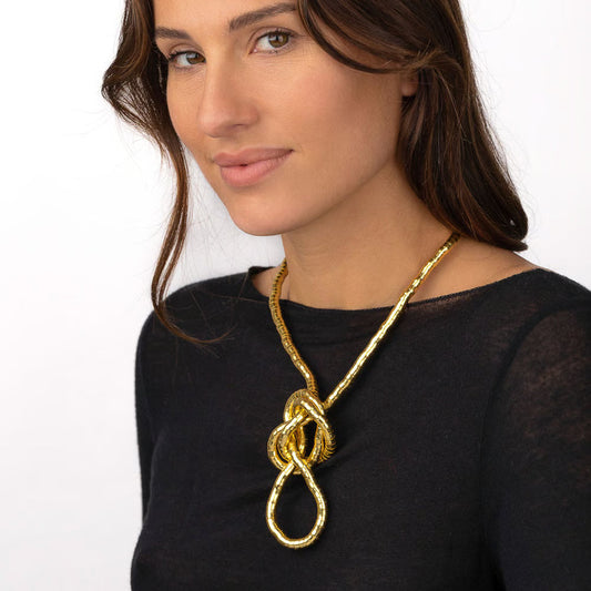 (Perfect Gift for Her🎁) Snake Malleable Necklace & Choker, Bracelet - Gold